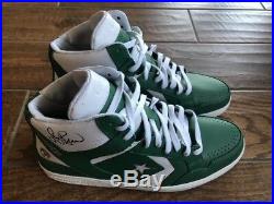 Larry Bird Signed Green/white Converse 