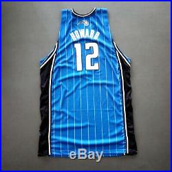 100% Authentic Dwight Howard Adidas Magic 09 10 Game Worn Signed Jersey used