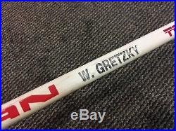 11/21 1989 Wayne Gretzky Los Angeles Kings Game Used Signed Titan Hockey Stick