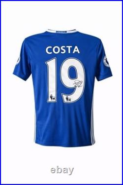 16/17 Hand Signed Diego Costa Shirt With COA