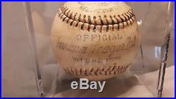 1932 Babe Ruth Single Signed Auto Baseball. Comes with Loa and ball is sealed
