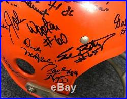 1964 Cleveland Browns 35x Signed Helmet with Jim Brown Paul Warfield HOF BAS LOA