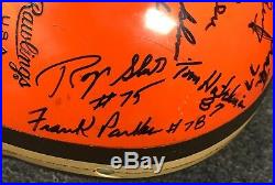 1964 Cleveland Browns 35x Signed Helmet with Jim Brown Paul Warfield HOF BAS LOA