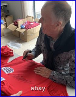 1966 England Shirt Signed SIR GEOFF HURST & Inscribed 4-2 with Certificate £149