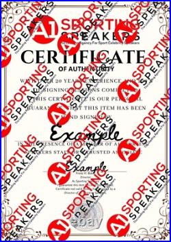 1966 England Shirt Signed SIR GEOFF HURST & Inscribed 4-2 with Certificate £149