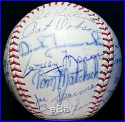 1968 World Series Champion Detroit Tigers Team Signed BASEBALL hof vtg rare OAL