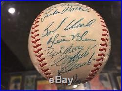 1969 Pittsburgh Pirates Team Signed Baseball Roberto Clemente 22 Autos Jsa Auth