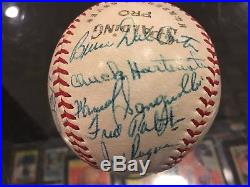 1969 Pittsburgh Pirates Team Signed Baseball Roberto Clemente 22 Autos Jsa Auth