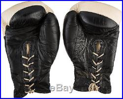 1979 Muhammad Ali Used Exhibition Match Worn Signed Boxing Gloves 3x LOA