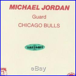 1985 Star Slam Dunk Supers 5x7 #5 Michael Jordan RC HOF Signed AUTO BAS BGS 9.5