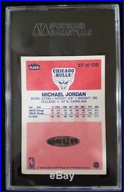 1986 Fleer Michael Jordan Autographed Rookie Auto Signed SGC PSA DNA BAS BGS UDA