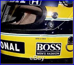 1988 Ayrton Senna official Bell replica helmet signed