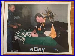 1991-92 Boston Celtics Larry Bird SIGNED / AUTO Pro Cut Jersey 46 + 4 inches