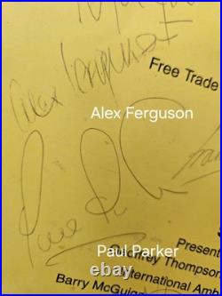 1992 NW Sports Personality Programme MULTI-SIGNED inc. Alex Ferguson READ LIST