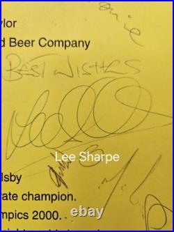 1992 NW Sports Personality Programme MULTI-SIGNED inc. Alex Ferguson READ LIST