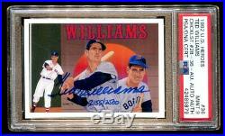 1992 Upper Deck TED WILLIAMS Autograph /2500 #36 Red Sox PSA Mint 9 Auto Signed