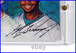 1994 Upper Deck Ken Griffey Jr. Signed Card with Mantle Ken Griffey Auto Only
