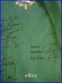 1995 Rugby World Cup Signed South Africa Springboks Nelson Mandela Jersey Shirt