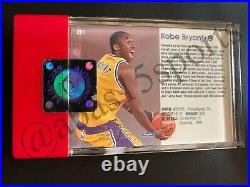 1996-97 KOBE BRYANT SKYBOX NBA HOOPS SIGNED ROOKIE CARD AUTOGRAPH AUTO RC With COA