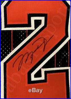 1996-97 Nba@50 Michael Jordan Bulls Pro Cut Pinstripe Jersey Signed Uda Auto Pe