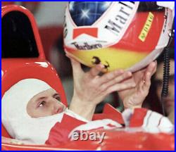 1996 Michael Schumacher Signed Test Used Ferrari Bell Feuling F1 Helmet