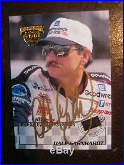 1998 Dale Earnhardt Sr. Gold Signings Autograph Auto
