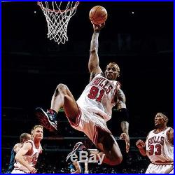 1998 Dennis Rodman Chicago Bulls Worn And Signed Converse Sneakers Shoes jordan