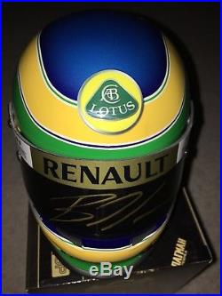 1/2 scale F1 helmet Bruno Senna Signed