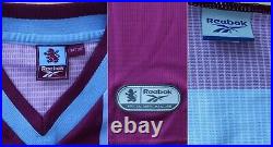 2000 Aston Villa FA Cup Final Shirt Multi Signed inc. Barry, James & Dublin COA