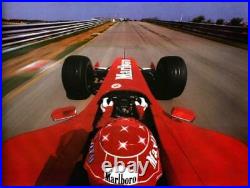 2000 Ferrari F2000 replica steering signed by Michael Schumacher