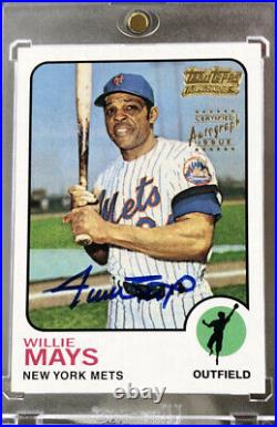 2000 Topps Archives Legends Willie Mays Autograph Auto Hard Sign
