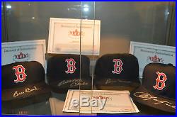 2001 Fleer Legacy MLB COMPLETE SET (61) Fitted Autographed Signed Hats Caps