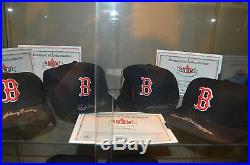 2001 Fleer Legacy MLB COMPLETE SET (61) Fitted Autographed Signed Hats Caps