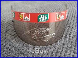 2001 Michael Schumacher race used visor signed Australian GP