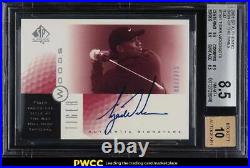 2001 SP Authentic Sign Of The Times Red Tiger Woods ROOKIE RC AUTO /273 BGS 8.5