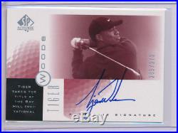 2001 SP Authentic Sign of the Times Autograph Rookie Tiger Woods Auto RC 265/273