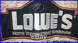 2003 Jimmie Johnson Signed Lowe's Driver Suit Firesuit (7x NASCAR Cup Champion)