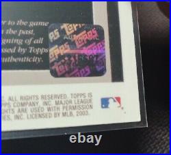 2003 Team Topps Legends Willie Mays Auto Certified Issue Autograph HOF Signed