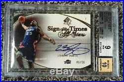 2005-06 SP Authentic Sign of the Times All-Star Auto /50 Lebron James BGS 9 Mint
