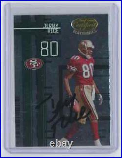 2005 Jerry Rice Certified Materials #139 49ers Signed Autographed