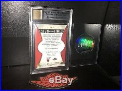 2006 UD SP Michael Jordan Lebron James Sign Of The Times Dual Auto BGS 9 10