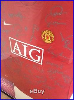 2008 Manchester United Squad Signed Shirt