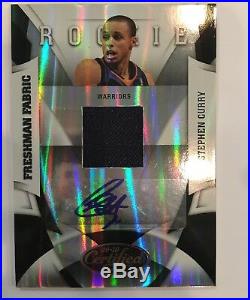 2009-10 Stephen Curry Panini Certified Rookie Auto Jersey /399 Signed RC