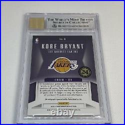 2012-13 Panini Innovation Kobe Bryant ON CARD Autograph BGS 8.5 with10 Auto Signed