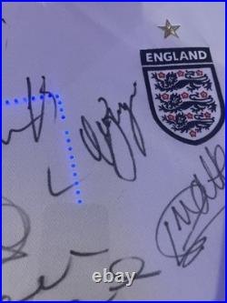 2012 England Shirt Signed by 15 of The Players World Cup Squad South Africa