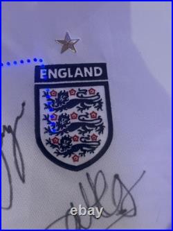 2012 England Shirt Signed by 15 of The Players World Cup Squad South Africa