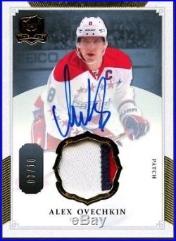 2013-14 The Alexander Ovechkin Gold Auto Patch 3/10 HARD SIGNED