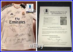 2013-2014 Real Madrid Signed Jersey Kit Cristiano Ronaldo Signed BAS COA Beckett