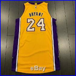 2015-16 Adidas Kobe Bryant Los Angeles Lakers Signed Auto Pro Cut Game Jersey