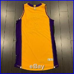 2015-16 Adidas Kobe Bryant Los Angeles Lakers Signed Auto Pro Cut Game Jersey